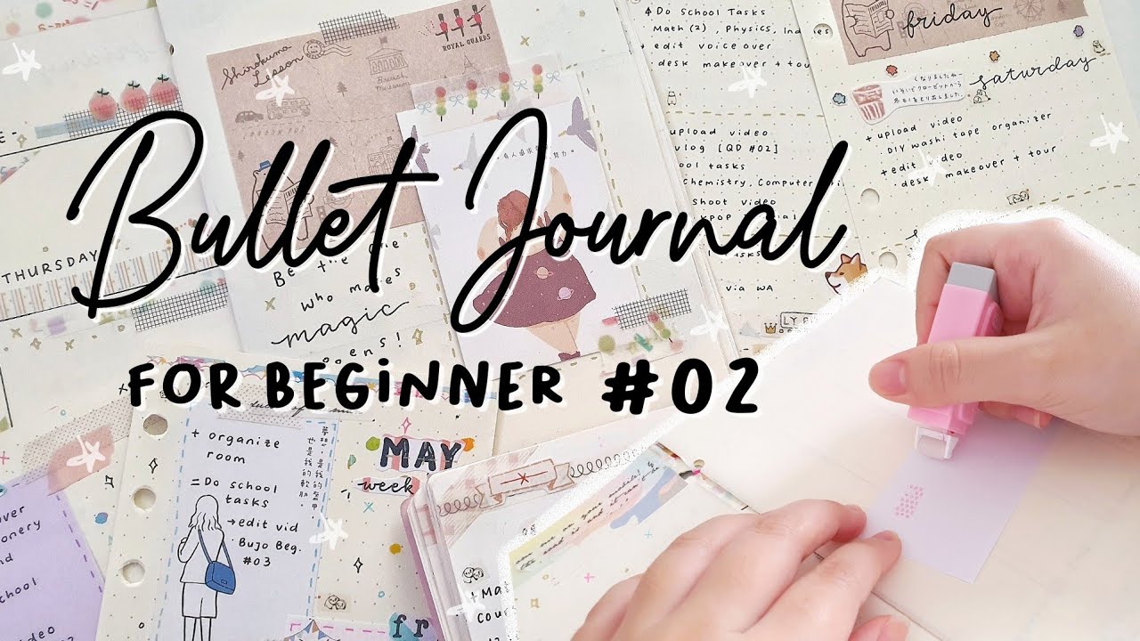 🥞 Bullet Journal for Beginner #02 : Weekly & Monthly Spread Idea 🥞