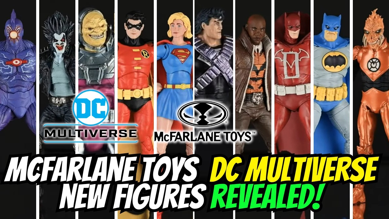 Компания McFarlane Toys представила новые фигурки DC Mutliverse!