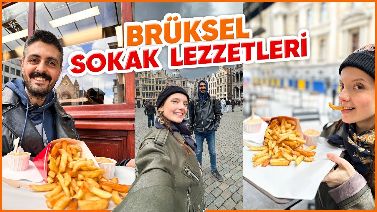BRÜKSEL VLOG - Sokak Lezzetleri, Manneken Pis Heykeli, Grand Place #belçika