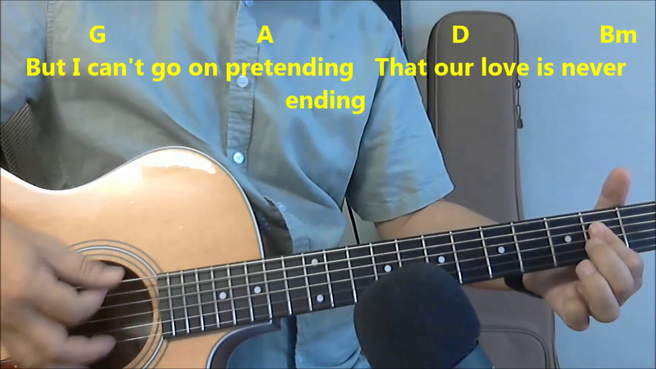 I can't grow peaches on a cherry tree guitar cover