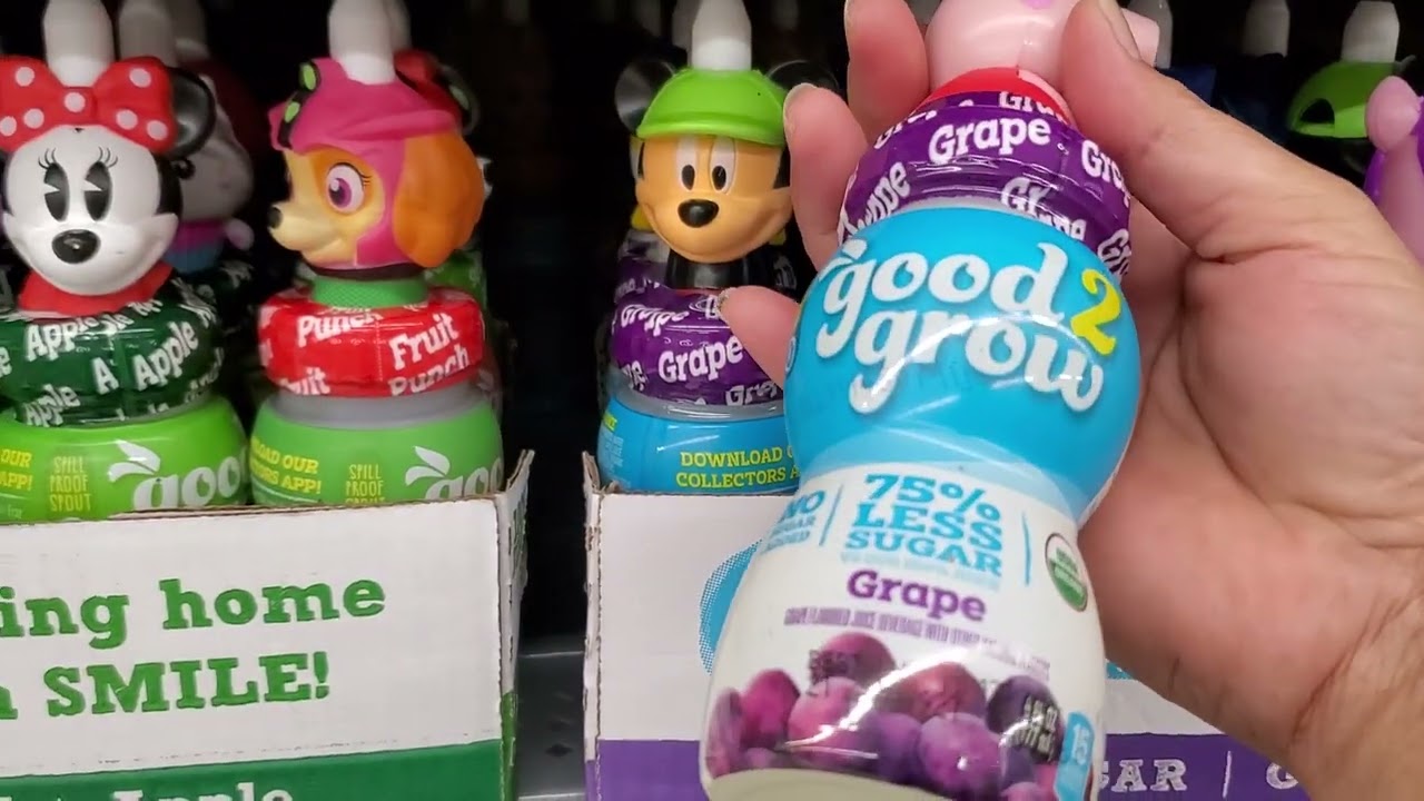Walmart! Good2Grow Characters Juice! Bring Home A Smile!!
