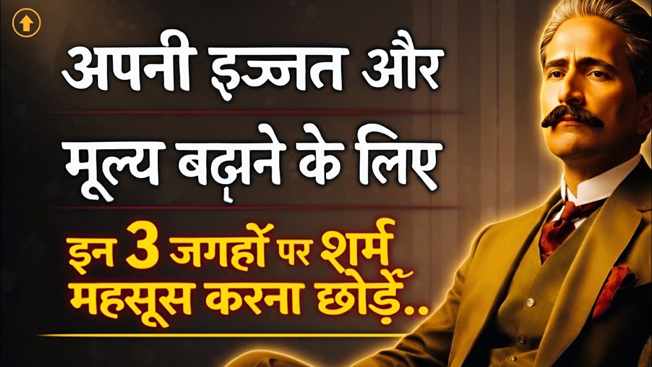 “अपनी Respect & Value बढ़ाने के लिए इन 3 जगहों पर शर्म छोड़ो | Life Changing Advice | Hindi Quotes”