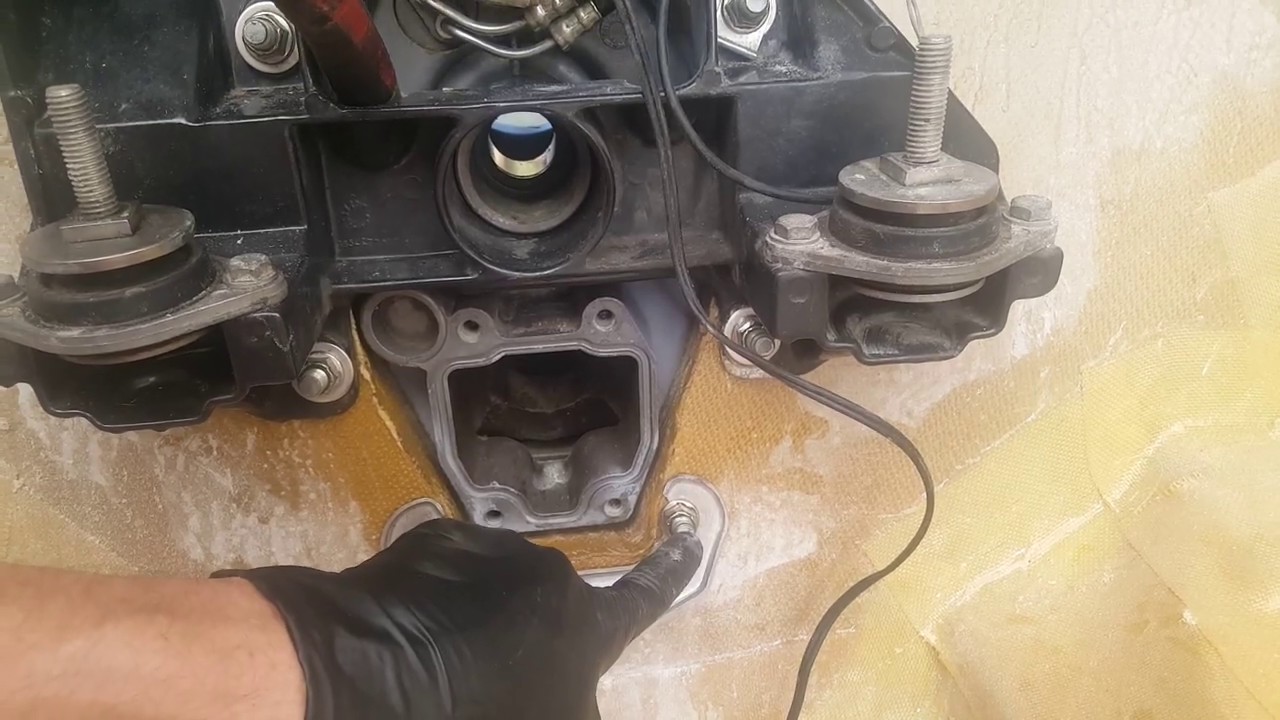 Boat Transom and Floor Rebuild - Volvo Penta Gimbal Housing Assembly (2 of 2) - Part 61