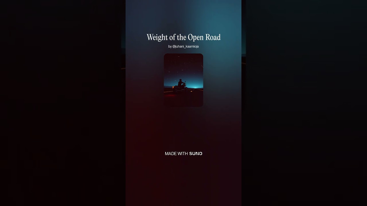 Weight of the Open Road