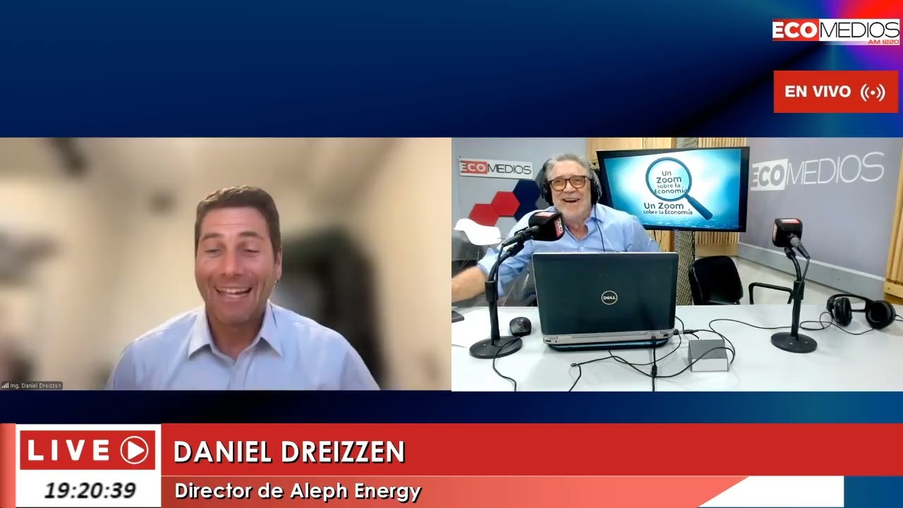 Daniel Dreizzen.  Director de Aleph Energy Un Zoom sobre la Economia