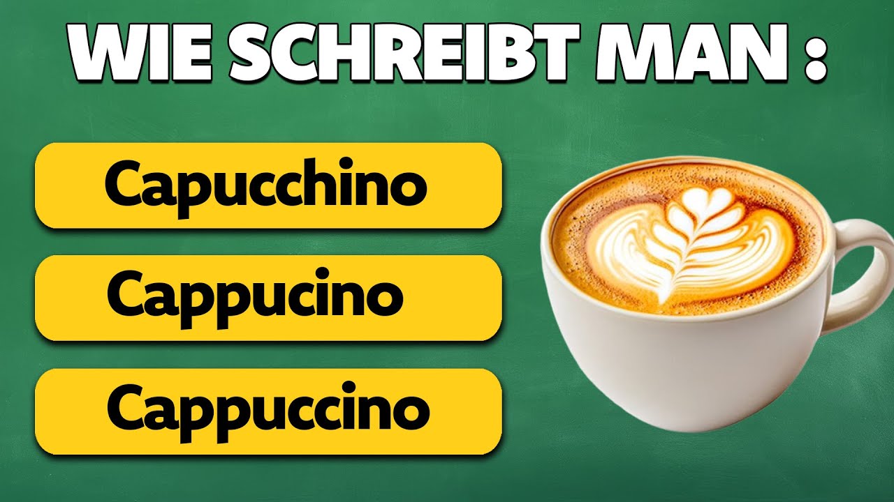 Schaffst du dieses Rechtschreibquiz? 50 Fragen