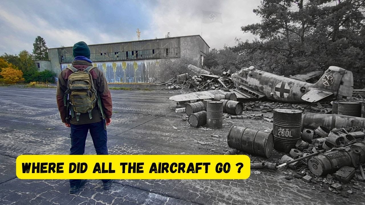 Secret WW2 Luftwaffe airfield explored. #SecretWW2#HiddenHistory#LuftwaffeSecrets#AbandonedWW2