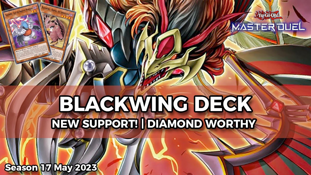 NEW Diamond Worthy Synchro Blackwing Deck Post Structure - Yu-Gi-Oh! Master Duel