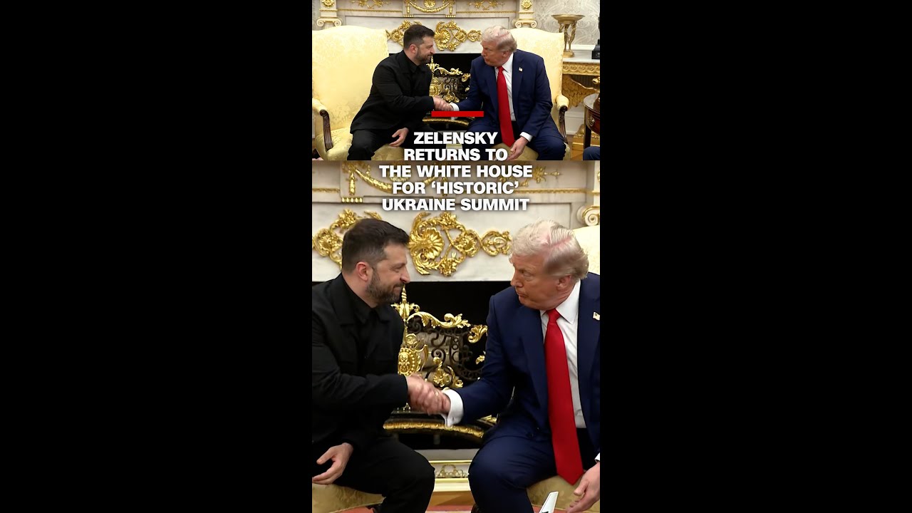 Zelensky returns to the White House for 'historic' Ukraine summit