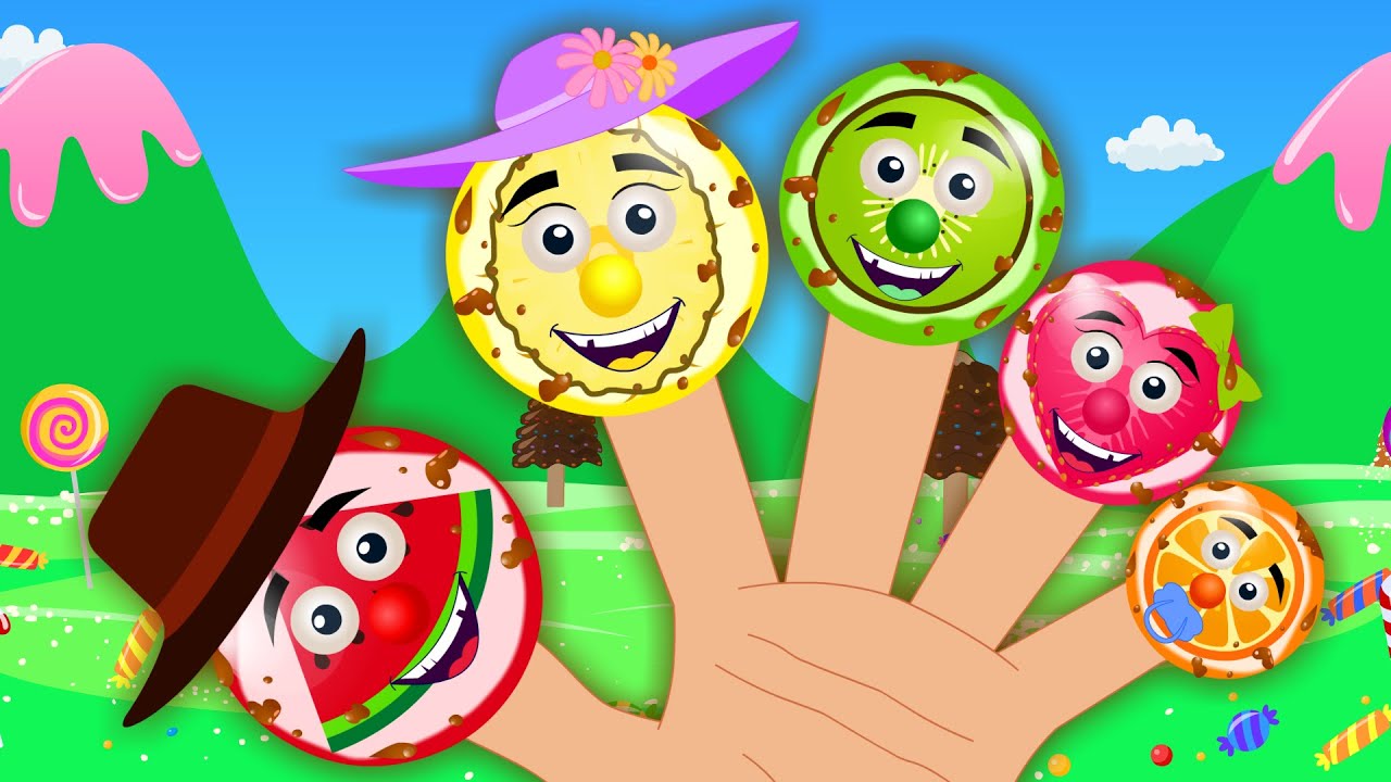 Lollipop Finger Family | Nursery Rhyme For Kids And Children