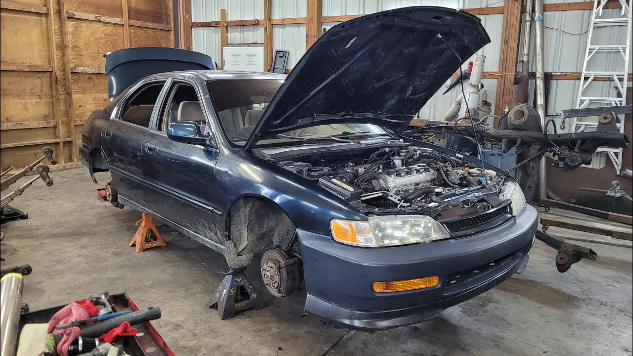 Сборка Honda Accord CD5 | Разборка и сборка