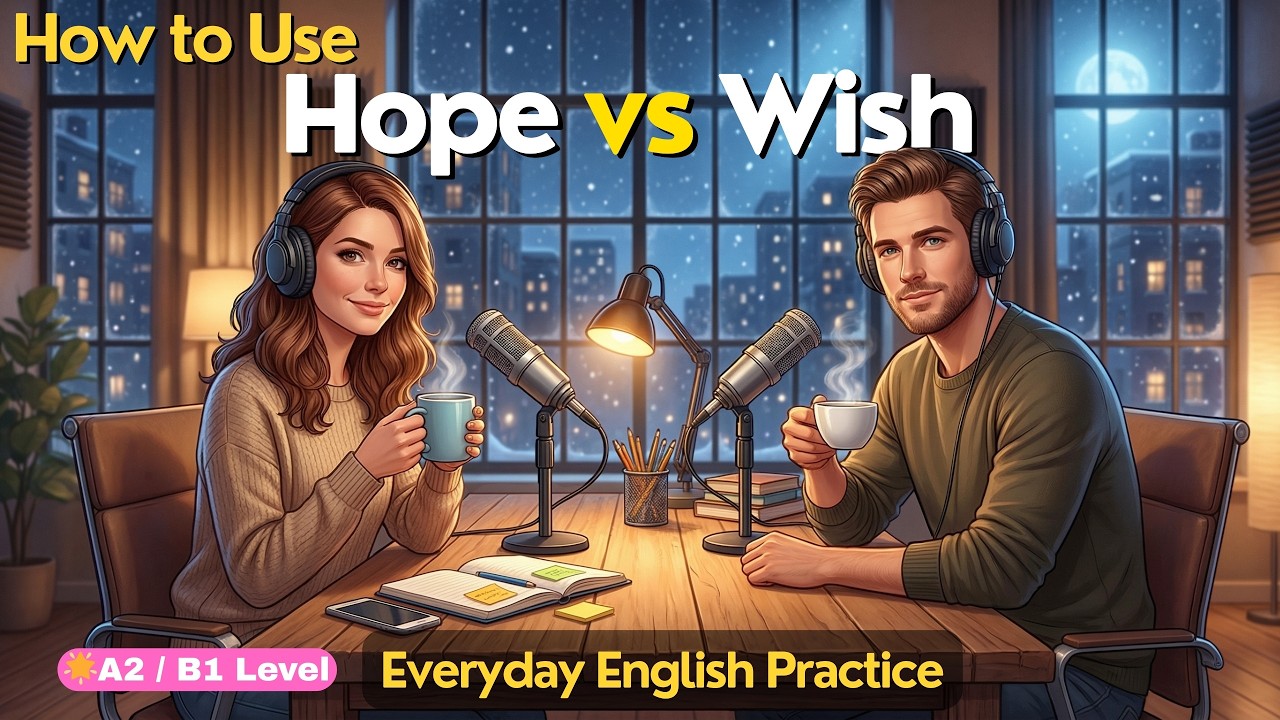 How to Use Hope vs Wish in English | Daily English Conversations | English Podcast