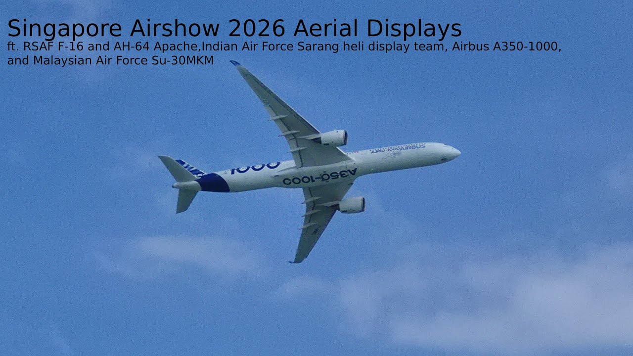 Singapore Airshow 2026 Aerial Displays