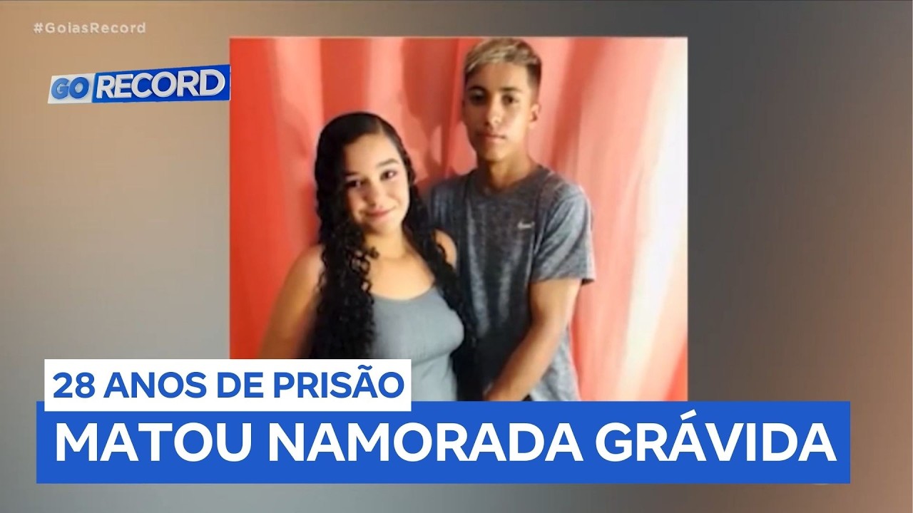 Jovem que matou namorada grávida em Alexânia (GO) é condenado a 28 anos de prisão