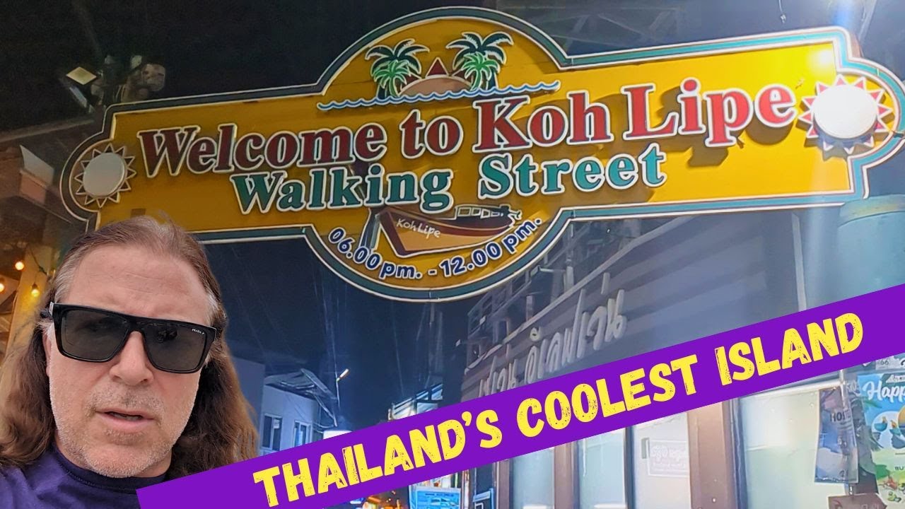 Koh Lipe Walking Street - ONE SHOT, start to finish | Koh Lipe, Satun, Thailand