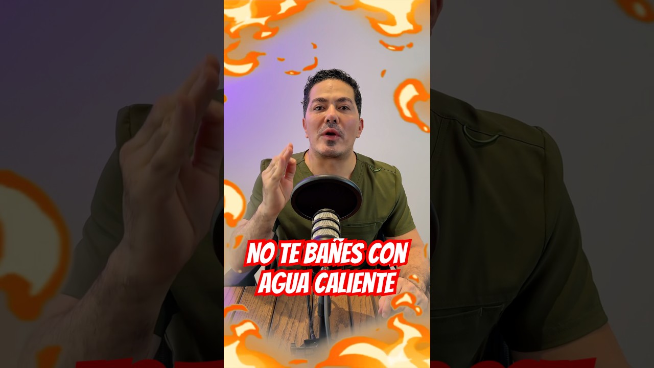 Ba&ntilde;arse con agua caliente| Secreto N&ordm;4 #aguacaliente #aguafria #acne