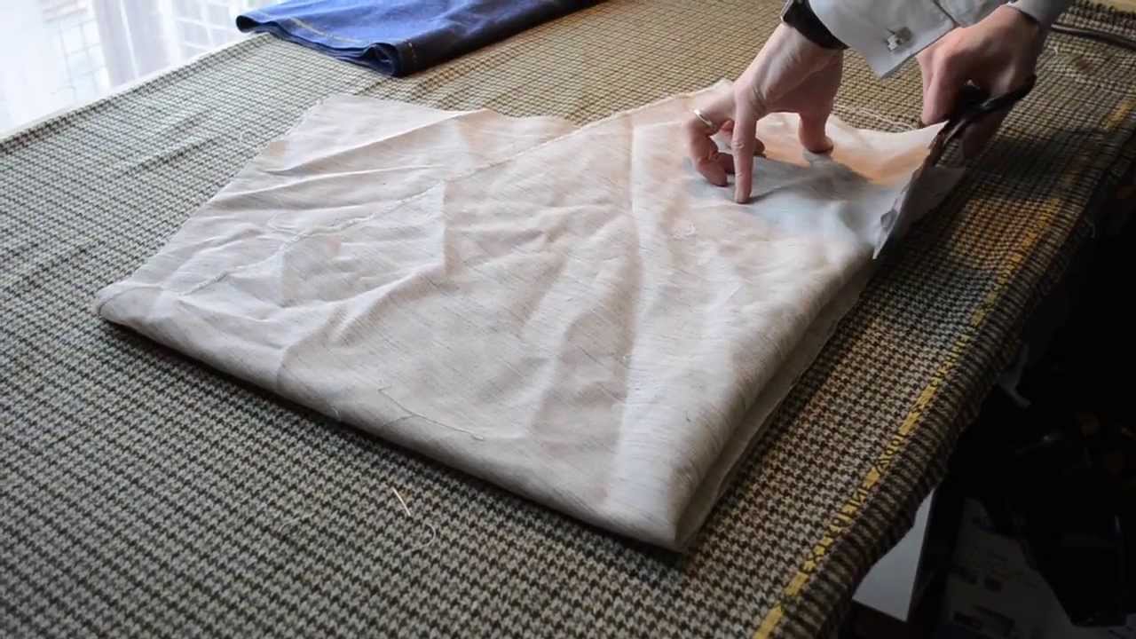 The Making of a Coat #4 - Cutting the Canvas & Lining