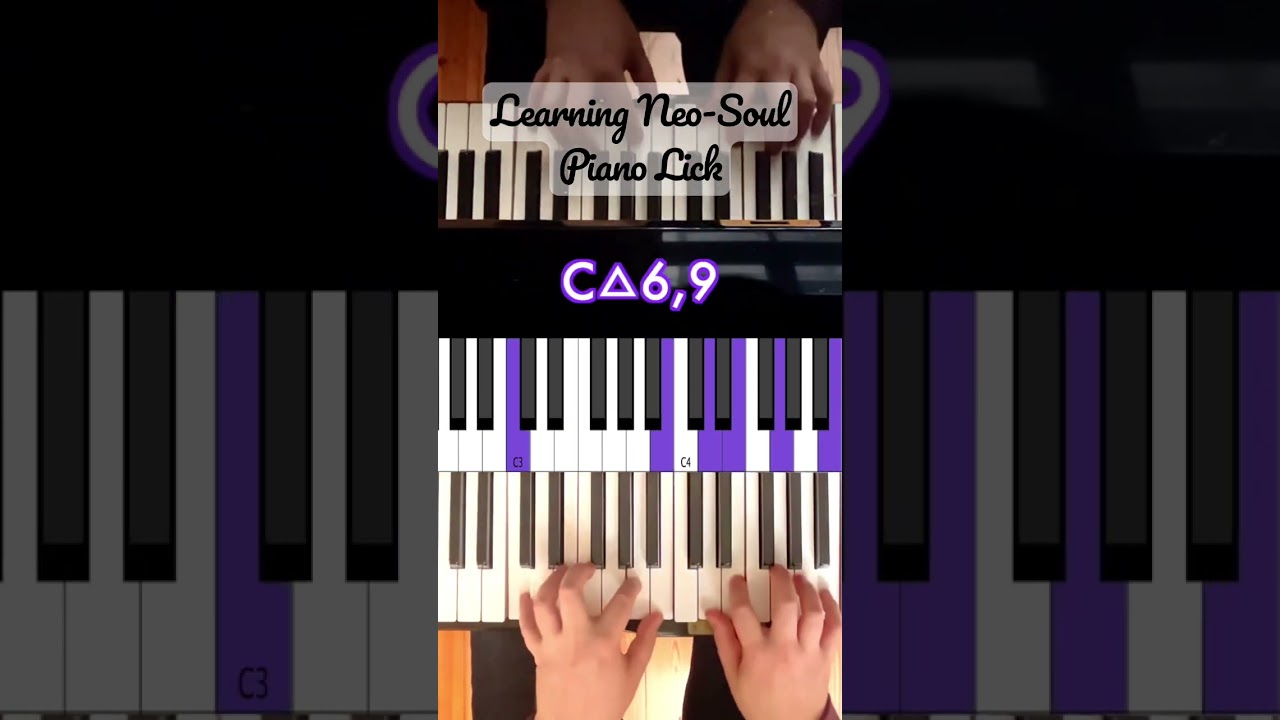 Learning Neo-Soul Piano Lick #neosoulchords #pianochords #shorts