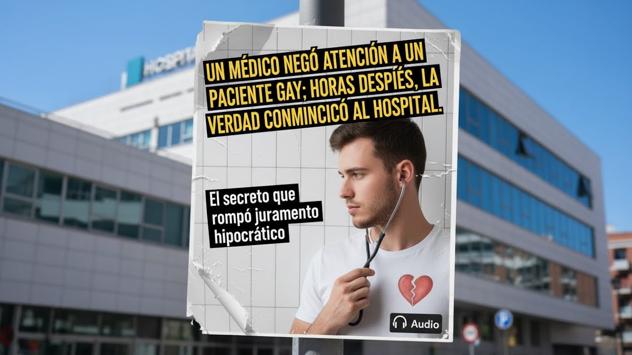 UN MÉDICO NEGÓ ATENCIÓN A UN PACIENTE GAY; HORAS DESPUÉS, LA VERDAD SACUDIÓ AL HOSPITAL.