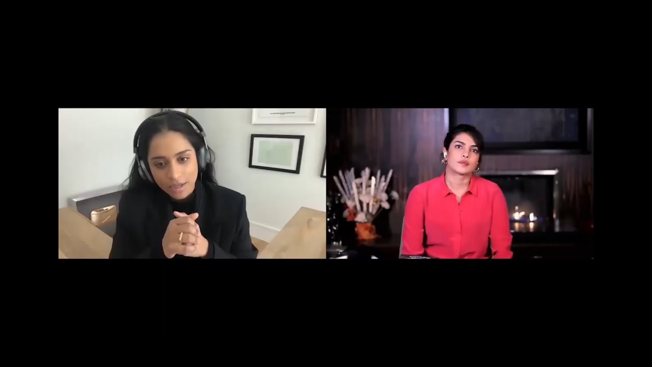 Priyanka Chopra in conversation with Lilly singh about her book Unfinished