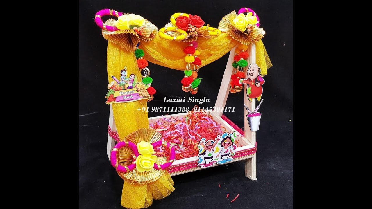 #LSArts115 Training by Laxmi Singla on Gift Basket Decoration | Wedding Gift | Hamper Basket