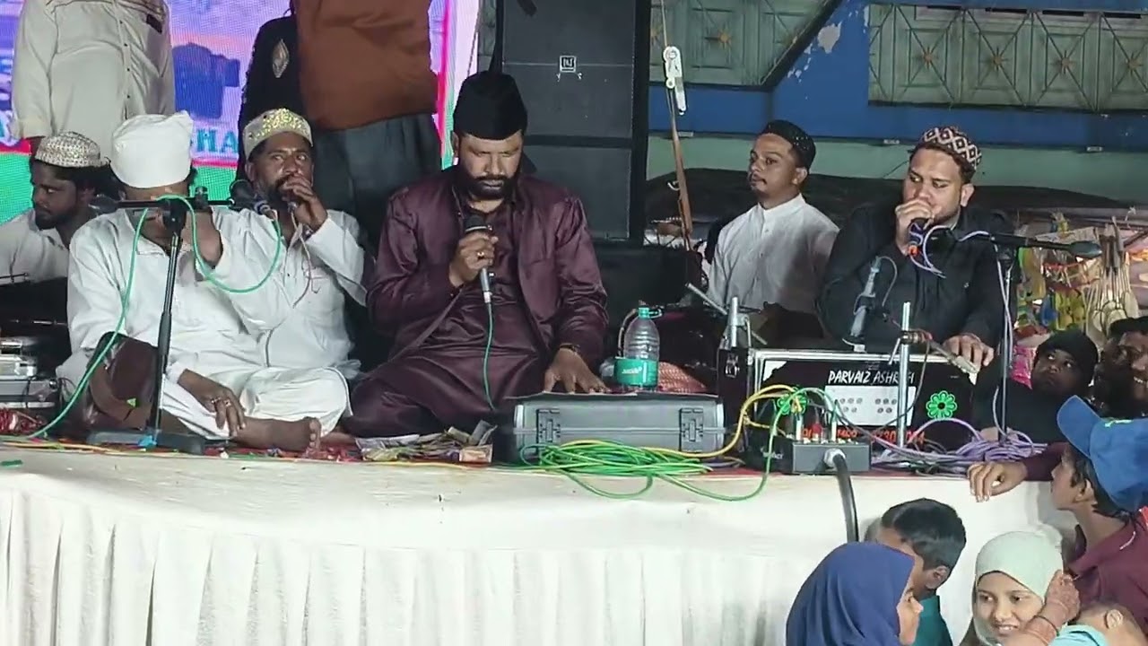 Haq Hussain Moula Hussain fankar: Hasib miya  phool sha mohalla kolar qhawali program 
