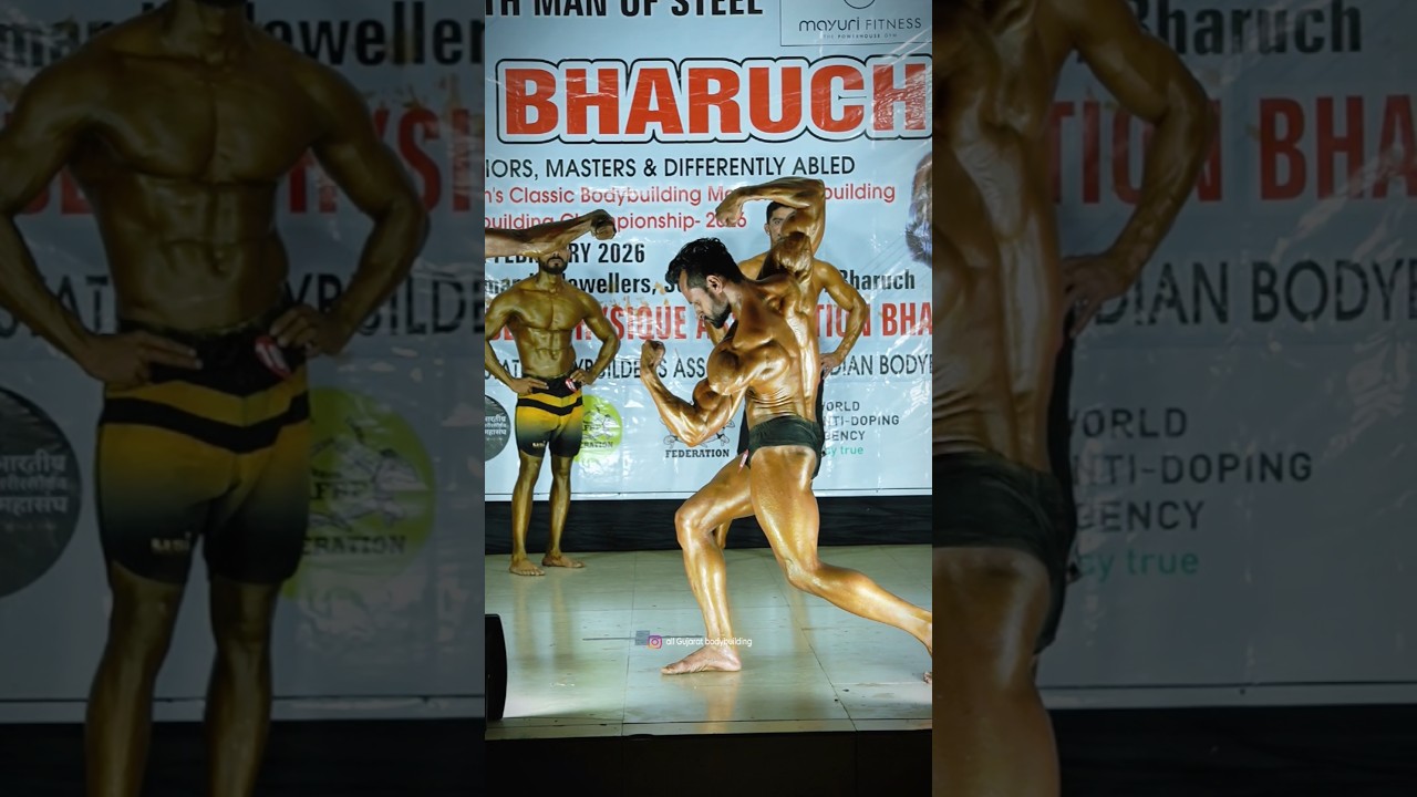 🎯 mr #bharuch classic physiques competition #posing