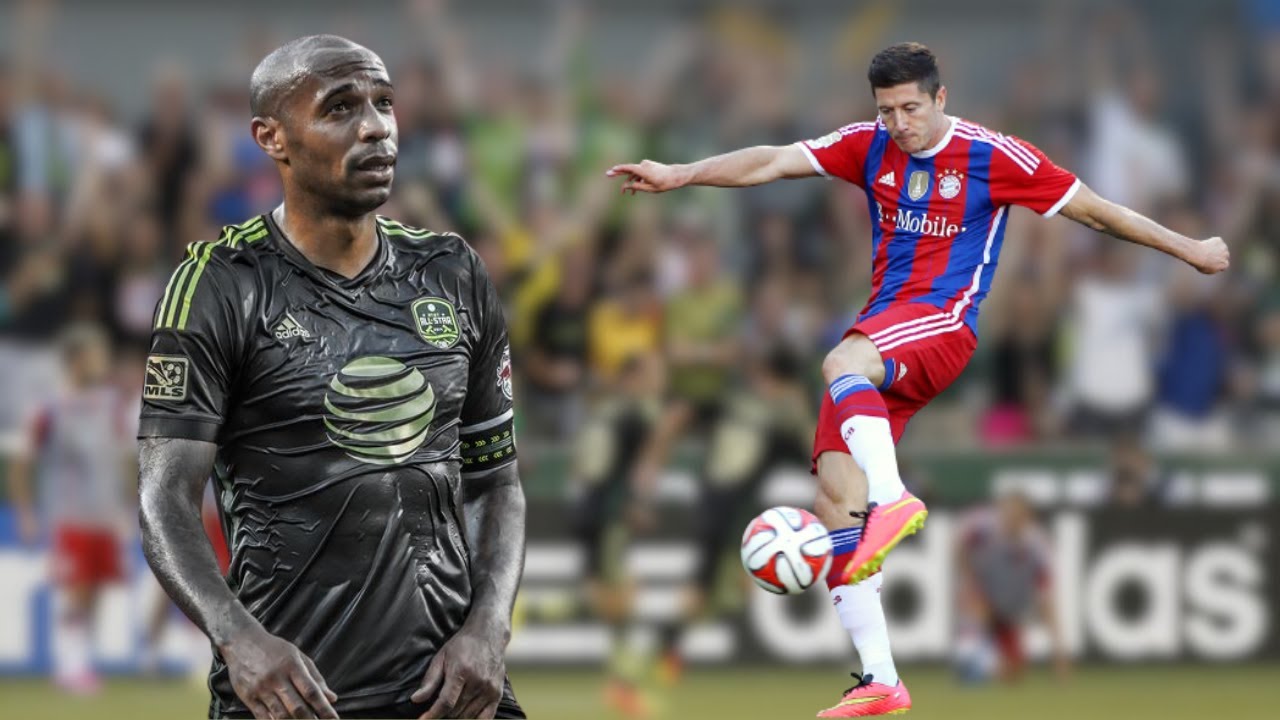 Thierry Henry vs Robert Lewandowski | MLS All Stars beat Bayern Munchen