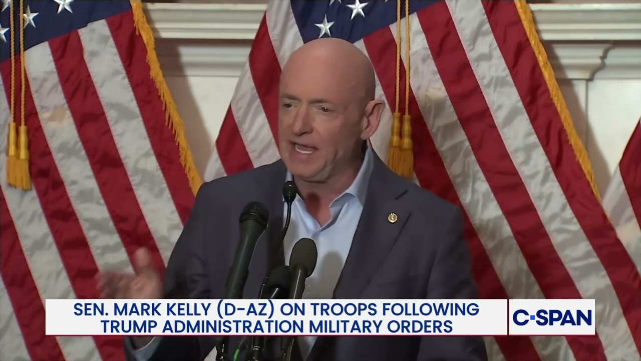 Sen. Mark Kelly (D-AZ): "President Trump is trying to silence me...it’s not going to work."