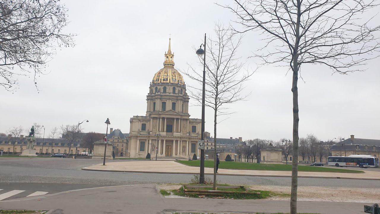 [4K] WALKING IN PARIS | THE DOME (tomb of Napoleon Bonaparte)THE ARMY MUSEUM