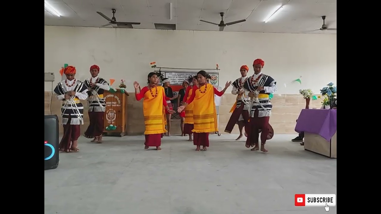 TRADITIONAL KHASI AND GARO FOLK DANCE | JNV MAWKYRWAT | NVS SHILLONG | MEGHALAYA DANCE | SHILLONG