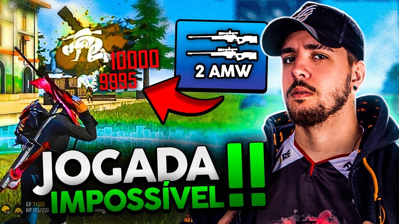 A LENDA DAS 2 AWM DO FREE FIRE? JOGADAS INSANAS