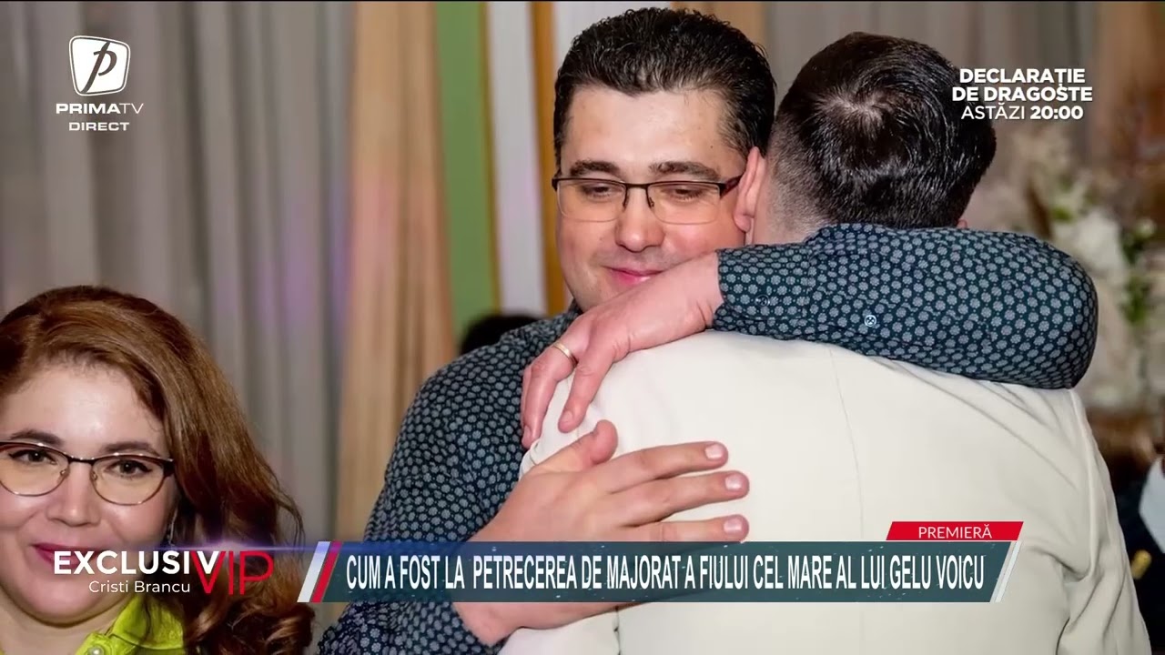 Gelu Voicu, mândru de fiul său, Tudor! Cum au petrecut la majoratul lui
