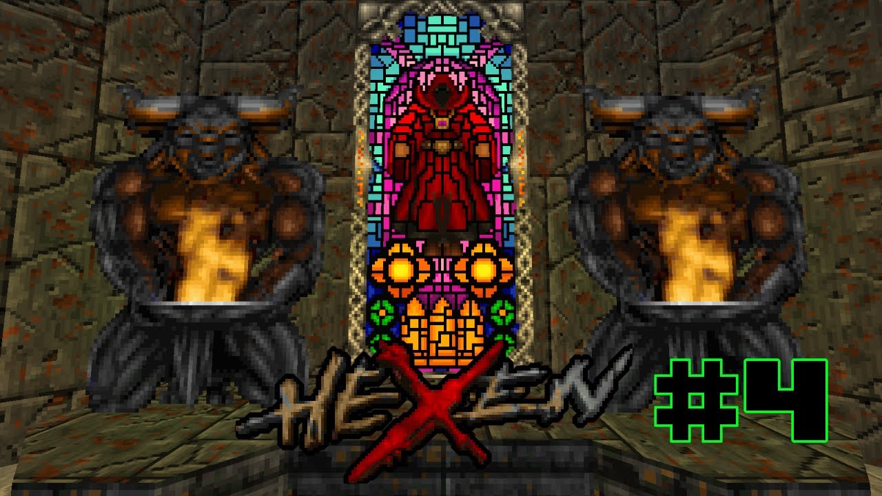 HeXen - Beyond Heretic - Двойной прикол в Замке Грифа | Прохождение #4