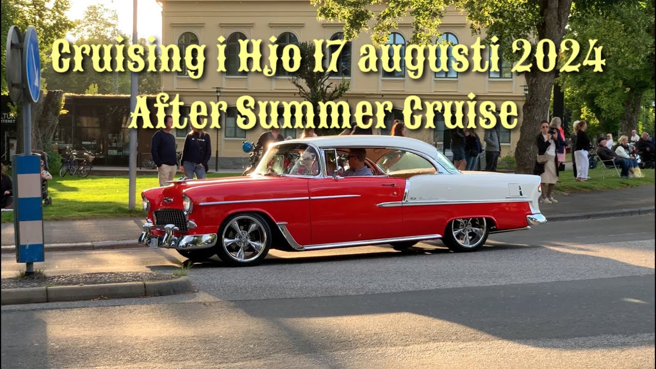 Cruising i Hjo 17 augusti 2024 After Summer Cruise