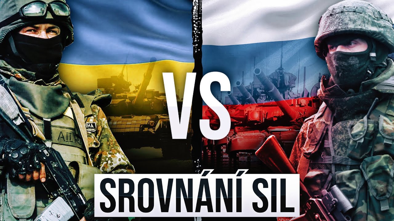 UKRAJINA ✖️ RUSKO | Srovnání vojenské síly [2022]