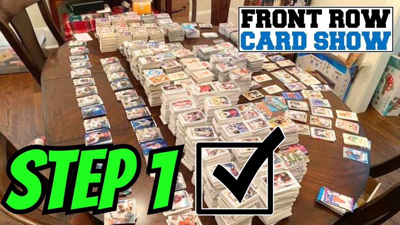 How To Setup Your FIRST TABLE At A Card Show