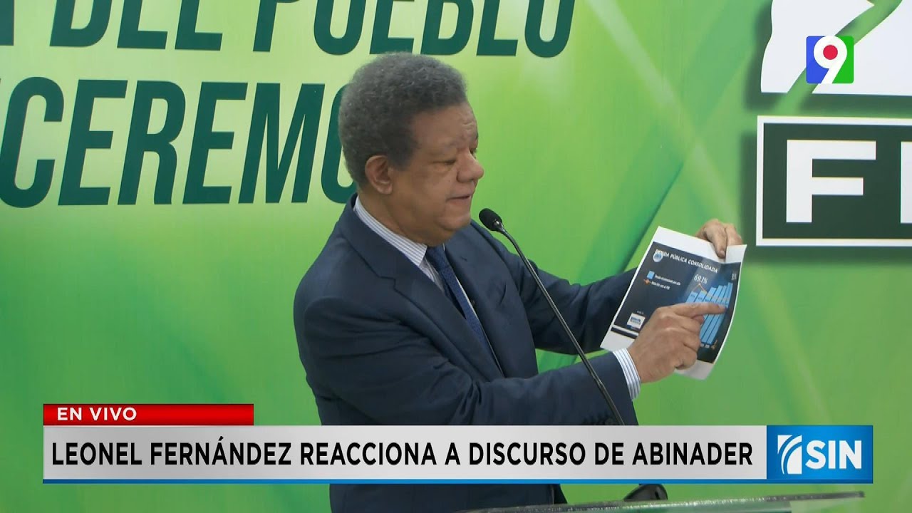 Expresidente Leonel Fernández reacciona a discurso de Abinader | Primera Emisión SIN
