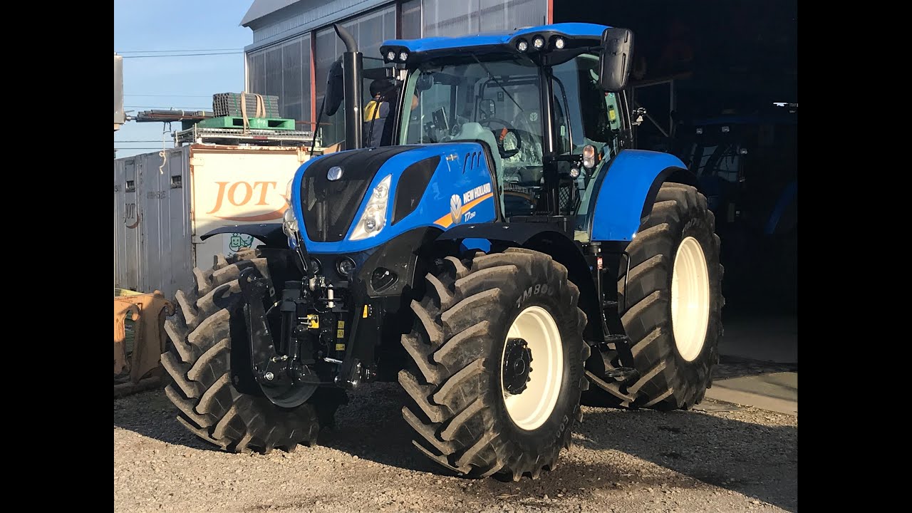 RTK-GPS New Holland T7.260 with CVT Auto Command 小麦播種 TOPCON X25 automatic guidance 84