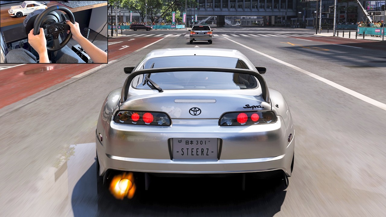 900HP Toyota Supra - Forza Horizon 6 (Steering Wheel + Shifter Gameplay)