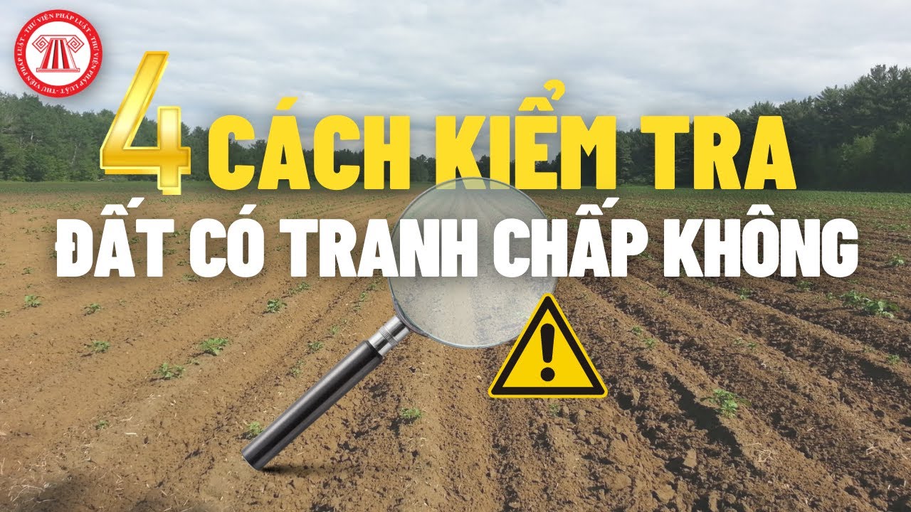 04 Cách Kiểm Tra Đất Có Tranh Chấp Không | THƯ VIỆN PHÁP LUẬT