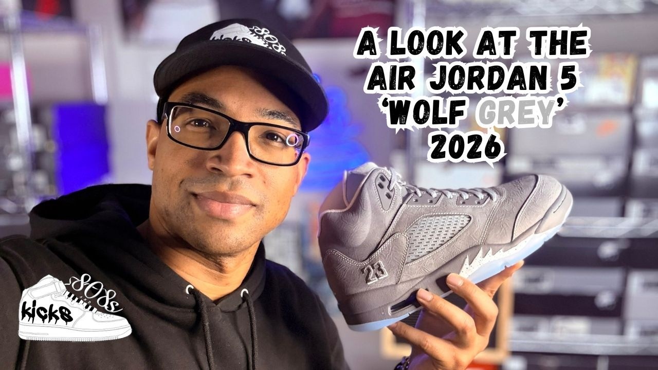 A look at the Air Jordan 5 ' Wolf Grey' 2026