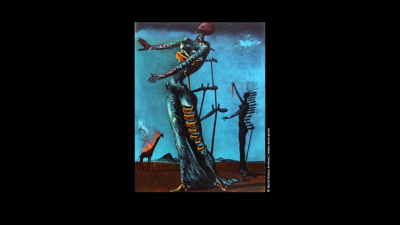 Die brennende Giraffe von Salvador Dalí