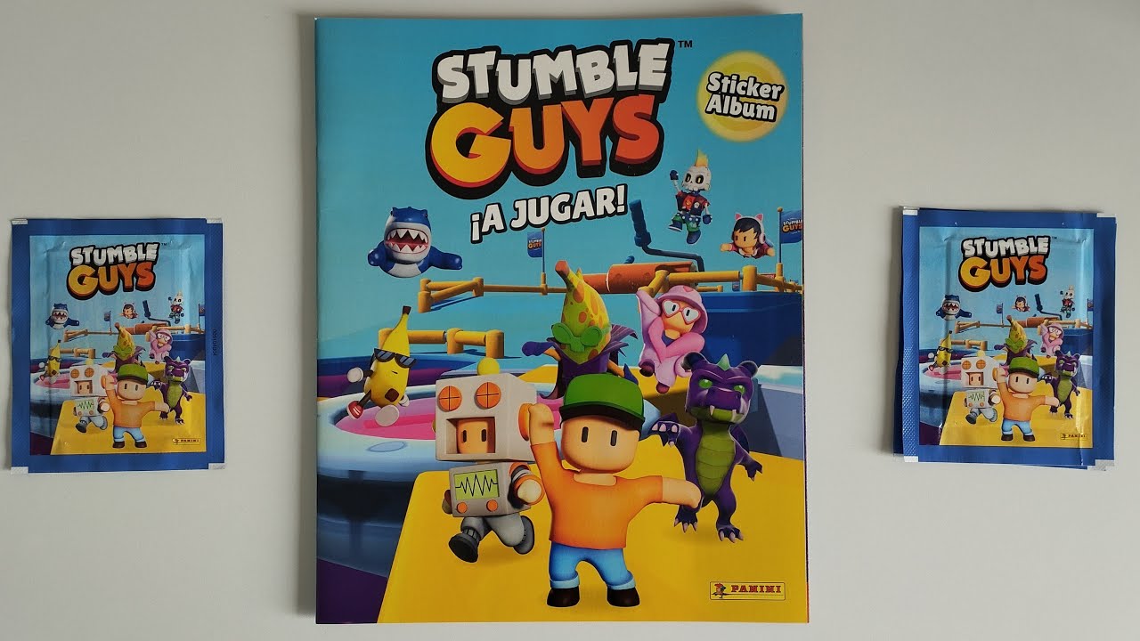 LAS COLECCIONES DEL OCIOSO 138: PANINI STUMBLE GUYS STICKER ALBUM Y SOBRES UNBOXING ANÁLISIS REVIEW