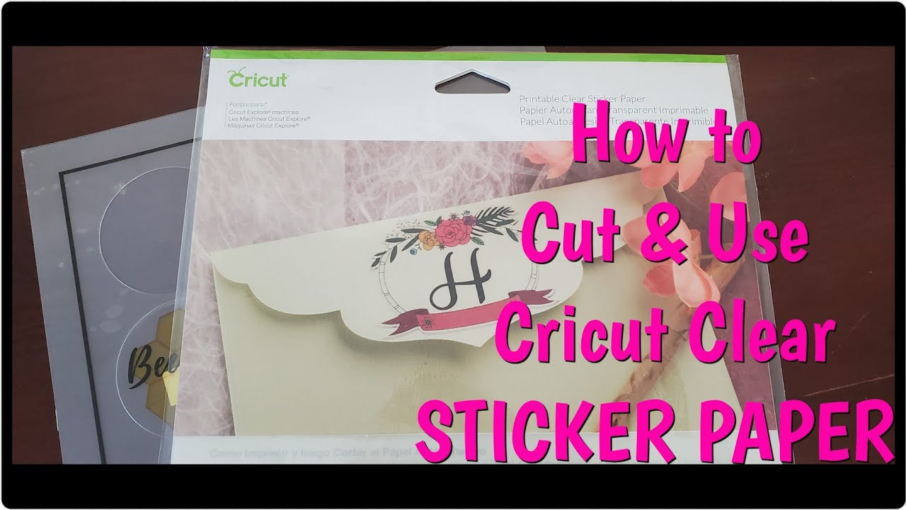 Прозрачная бумага для наклеек Cricut | Оптимальный режим резки | Как я её использую