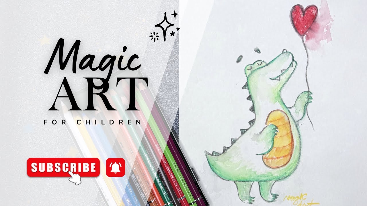 Drawing a crocodile with children 🎨