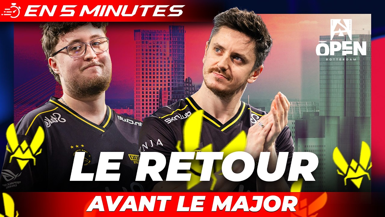 Vitality de retour , La course au major est lancée ! Blast Rotterdam en 5 minutes