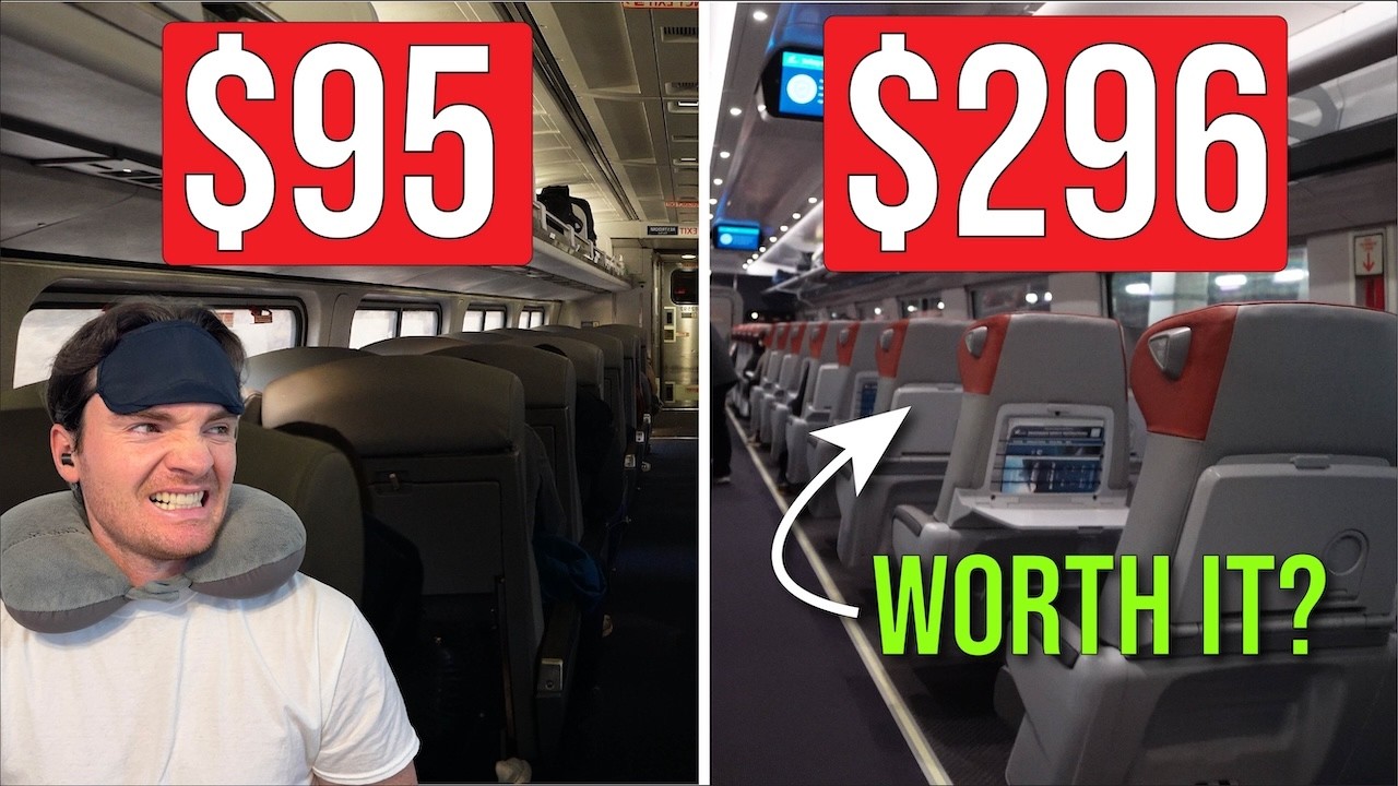 Первый класс Acela за 296 долларов против эконом-класса за 95 долларов | Amtrak - Стоит ли перепл...