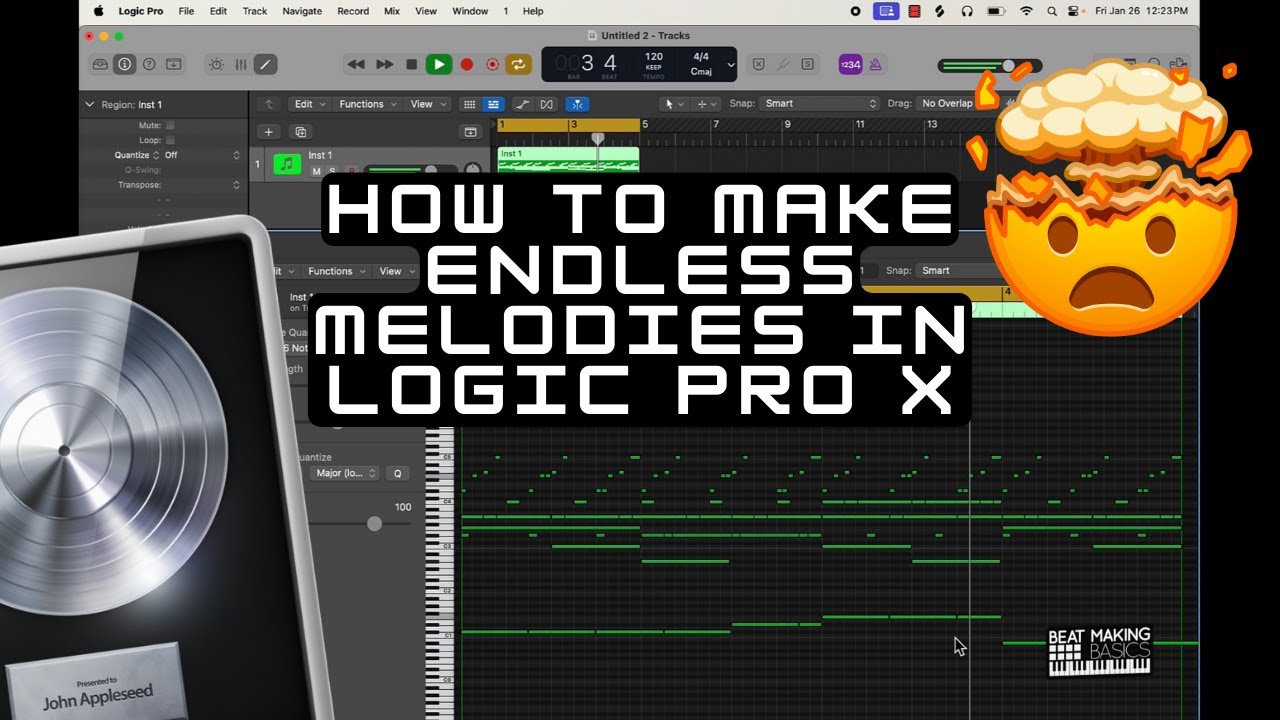КАК СОЗДАТЬ БЕСКОНЕЧНЫЕ МЕЛОДИИ В LOGIC PRO X — ОБЯЗАТЕЛЬНО К ПРОСМОТРУ!!