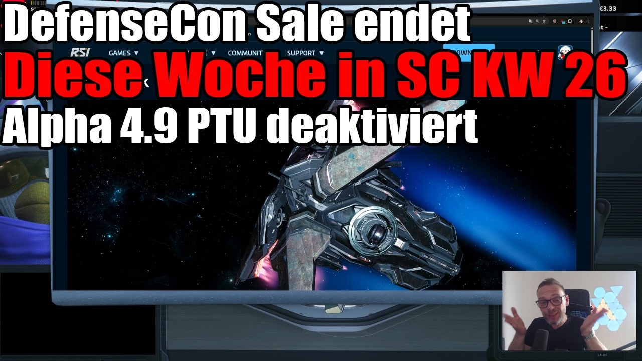 Wieder kein Video - Concierge Sale endet - Alpha 4.9 PTU - Diese Woche in Star Citizen KW265 2026